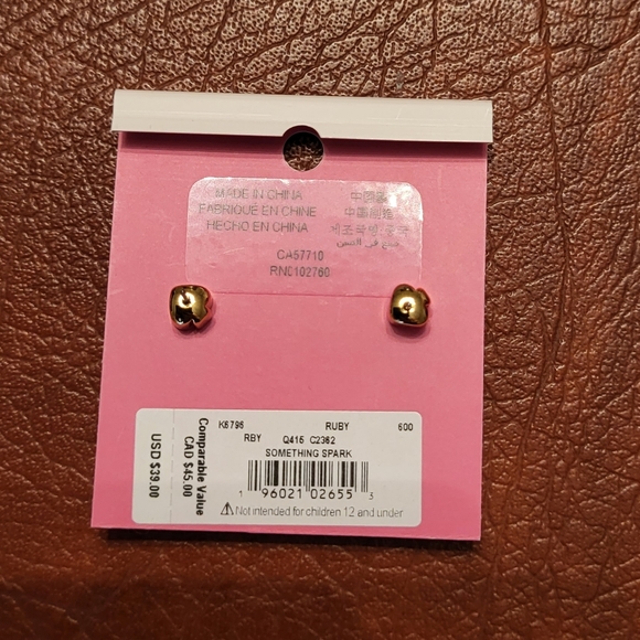 NWT KATE SPADE ♠️ EARRINGS! - Picture 2 of 3